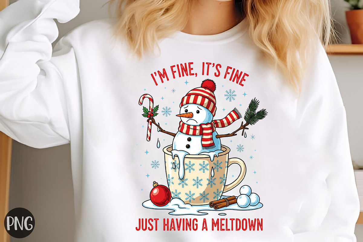 Funny Cute Snowman Png, Christmas Pn, an Illustration by Libby Wishes (Photo 1 of 6)