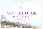 Watercolor Photo Effect, an Action Add-On by AlienValley (Thumbnail 1 of 9)