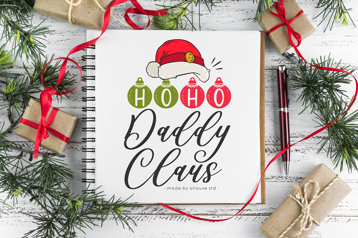 Jingle Balle A Christmas Font, a Font by Allouse Studio (Photo 8 of 11)