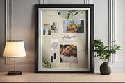 Photo Frame Mockup on the Table, an Advertising Mockup by 3djagan (Thumbnail 4 of 4)