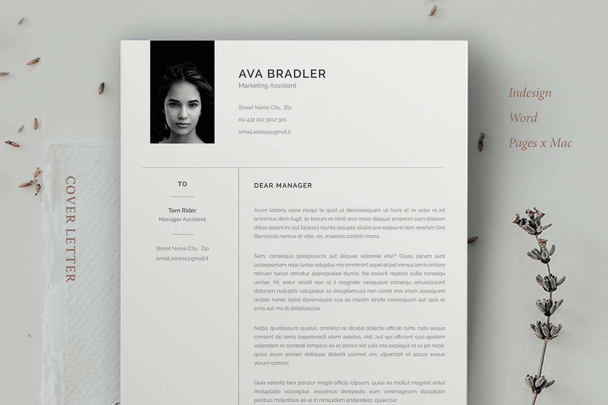 Resume / Cv / Ava, a Resume Template by Astut (Photo 4 of 6)