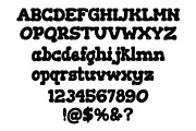chubby vintage cute display font, a Slab Serif Font by nicollr's store (Thumbnail 3 of 3)