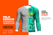 Raglan T-Shirt - 3D Mockup (Long), a Shirt Mockup by Mildstudio (Thumbnail 1 of 7)