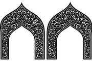 Luxury Vintage Iron Arch Double Gate, an Object Graphic by Creativeshirt (Thumbnail 5 of 12)