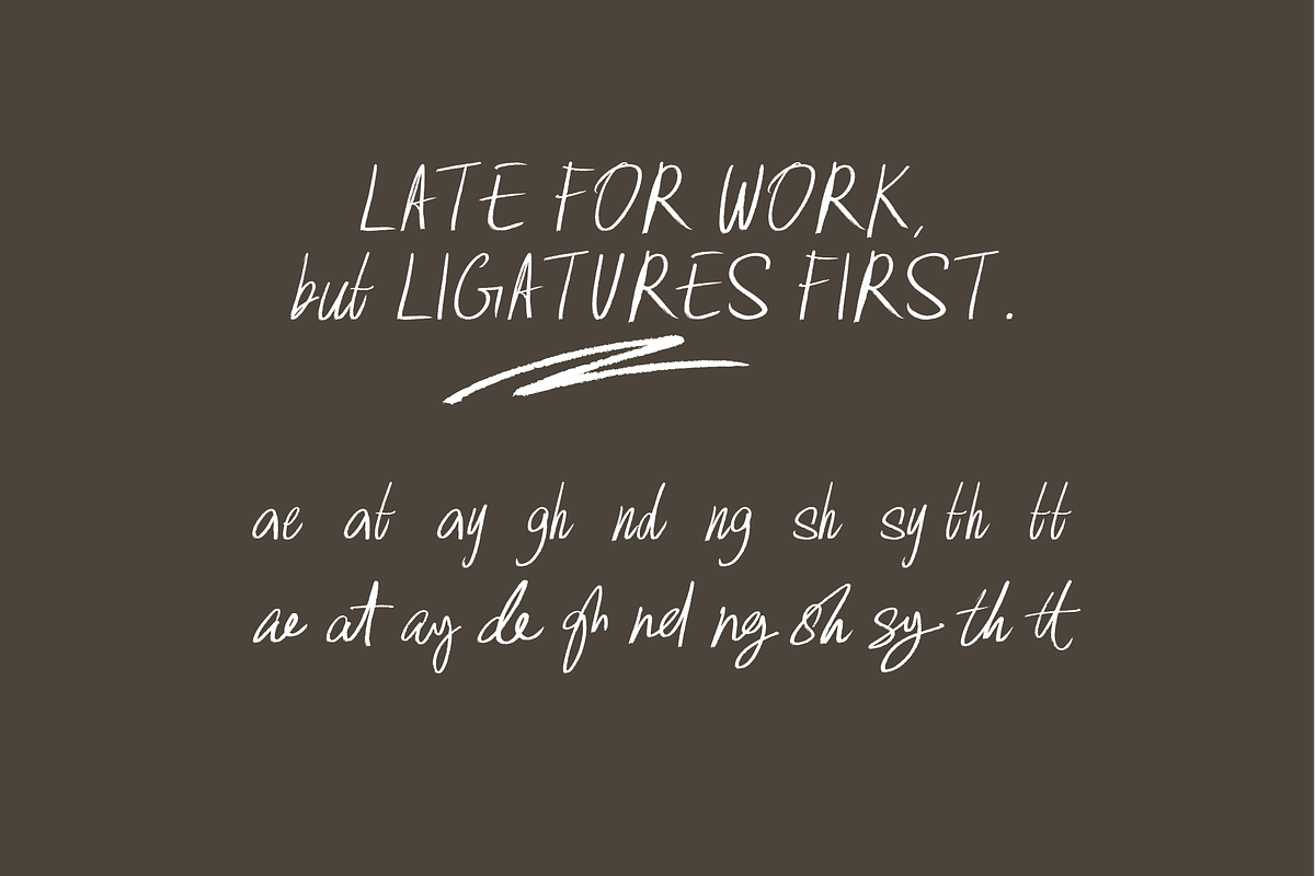 Monday Morning Handwriting Font, a Handwritten Font by The Human Touch! (Photo 4 of 5)