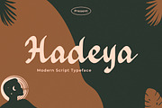 Hadeya - Modern Script Typeface, a Script Font by Typefactoryco (Thumbnail 1 of 9)