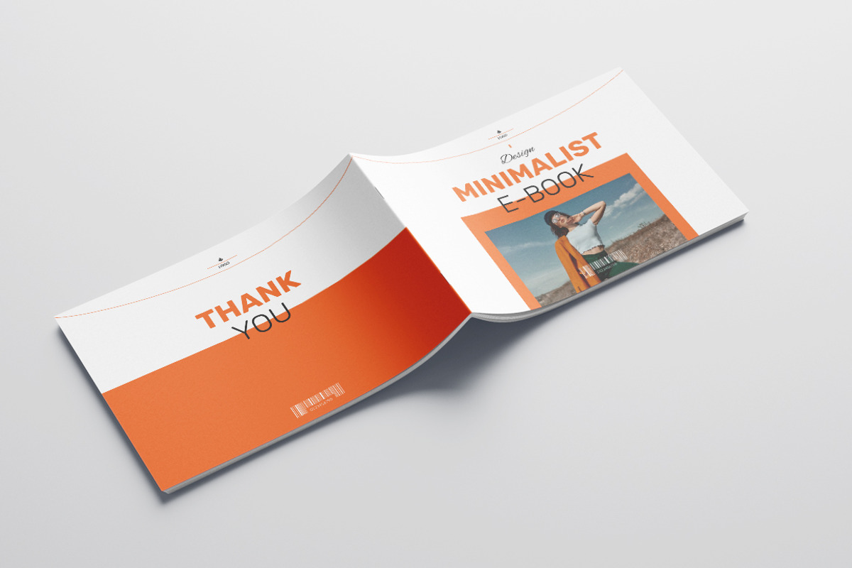 Minimalist E-Book Landscape Template, a Brochure Template by Pixelpick (Photo 9 of 9)