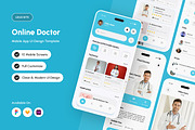 Healvora - Online Doctor App Design, an App Template by productype1 (Thumbnail 1 of 5)