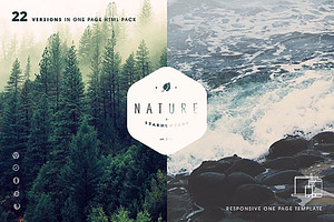 Nature - One Page HTML Template