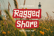 Ragged Shore | Rustic Brush Font, a Handwritten Font by gracetype_studio (Thumbnail 1 of 11)