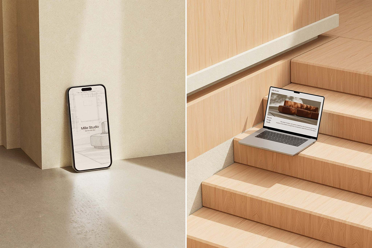 Nordic Device Mockup Collection, a Mac Mockup by Mockup Line (Photo 9 of 10)