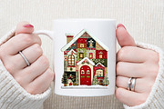 Patchwork Christmas Clipart PNG Bund, an Illustration by Sublimation Artist (Thumbnail 5 of 6)