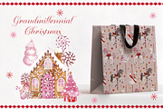 Grandmillennial Christmas graphic., an Object Graphic by ma_i_vi (Thumbnail 3 of 9)