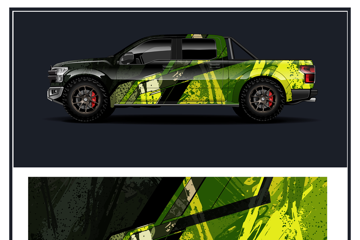 Dynamic Tech Truck Wrap, a Technology Illustration by CarWrap design (Photo 2 of 4)