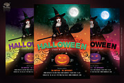 Halloween Witches Party Flyer, a Flyer Template by Ade Concept (Thumbnail 1 of 5)