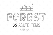 Forest cut Industry, a Technology Illustration by Vladimir Vihrev (Thumbnail 3 of 4)