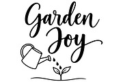 Garden Joy Watering Can Line Art, an Object Illustration by Ghagra (Thumbnail 2 of 7)