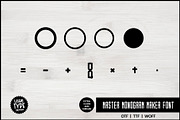 MASTER MONOGRAM FONT Round Mono Font, a Font by Little Type Factory (Thumbnail 6 of 8)