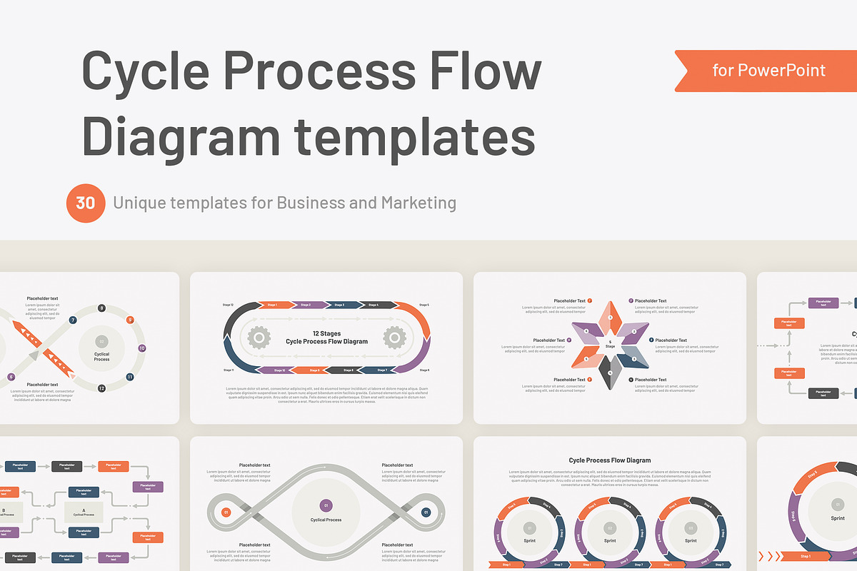 Cycle Process Flow diagram PPT, a Presentation Template by HiSlide.io (Photo 1 of 5)