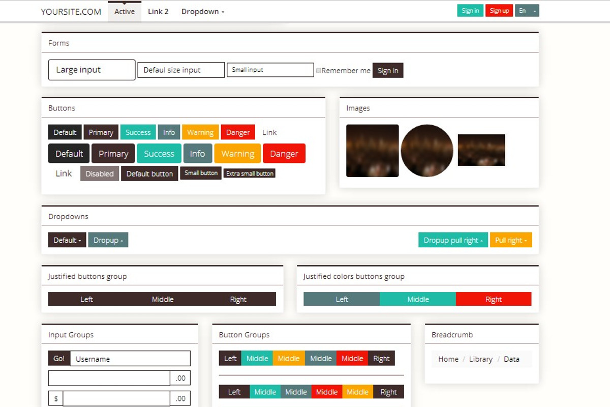 Bootstrap 3.0. mnml brown theme, a Bootstrap Template by Bootstraptor