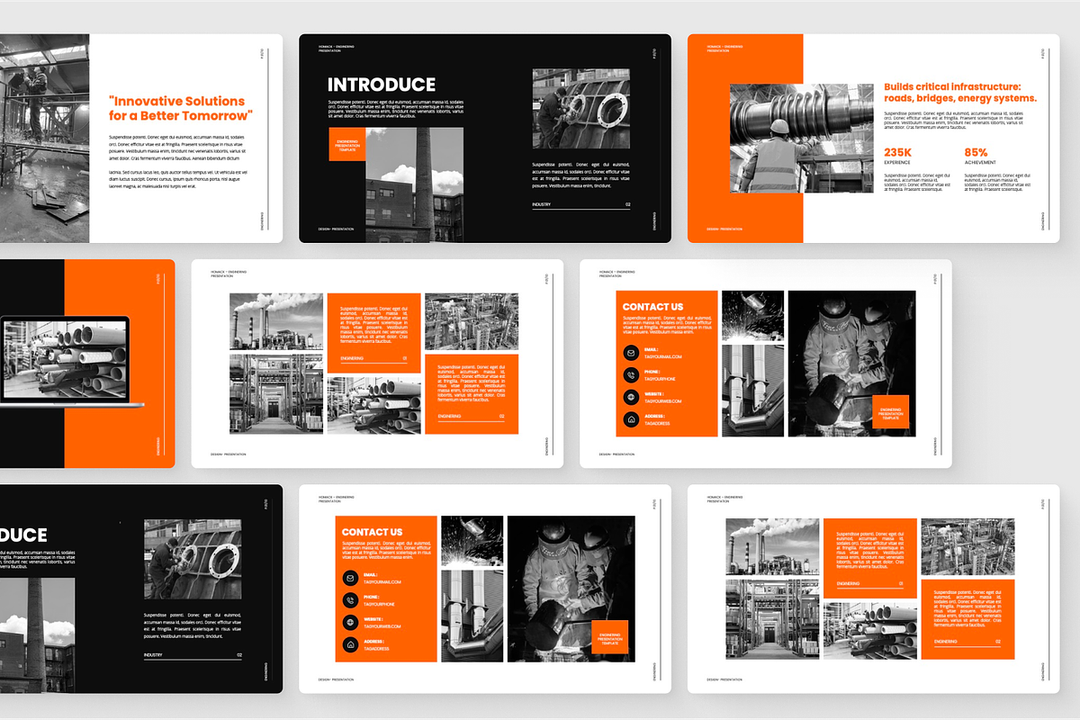 Homack - Engineering PowerPoint, a Presentation Template by SquidPixey (Photo 3 of 6)