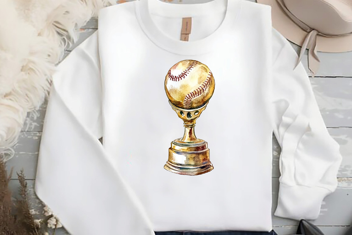 Vintage Baseball Clipart, an Illustration by DreamCafeArt (Photo 6 of 7)