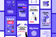 SALE! E-Commerce Illustration Kit, an iPhone Mockup by Formfrom (Thumbnail 7 of 18)