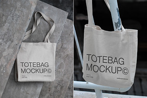 Outdoor Tote Bag Mockup Collection