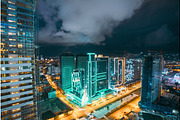 Yellow-blue Night Illumination Of, a Graphic by Our Amazing World (Thumbnail 1 of 2)
