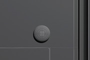 White Round Fridge Magnet 3D Model, an Object 3D Model by rebrandy (Thumbnail 7 of 9)