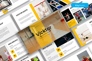 Viktor– Sports Keynote Template, a Presentation Template by kreatifreya