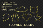 Retro geometric frame signboard EPS, an Object Graphic by MariiaVD (Thumbnail 5 of 8)