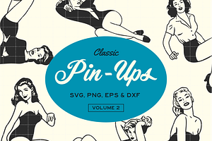 Retro Pinup Bundle Illustrations