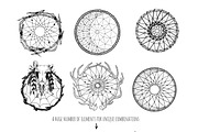 Boho elements boundle, a Texture Illustration by AnastasiaFears (Thumbnail 2 of 5)