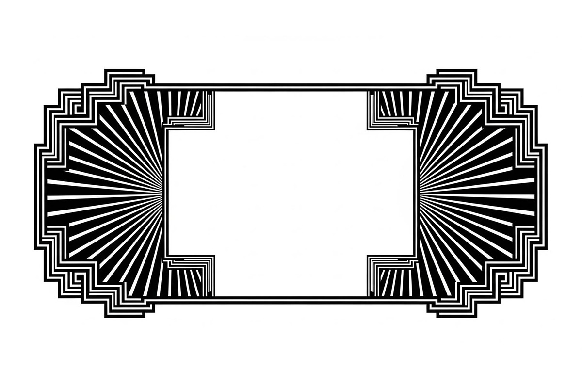 Art Deco Frame SVG Bundle, an Illustration by Creativeshirt (Photo 14 of 31)