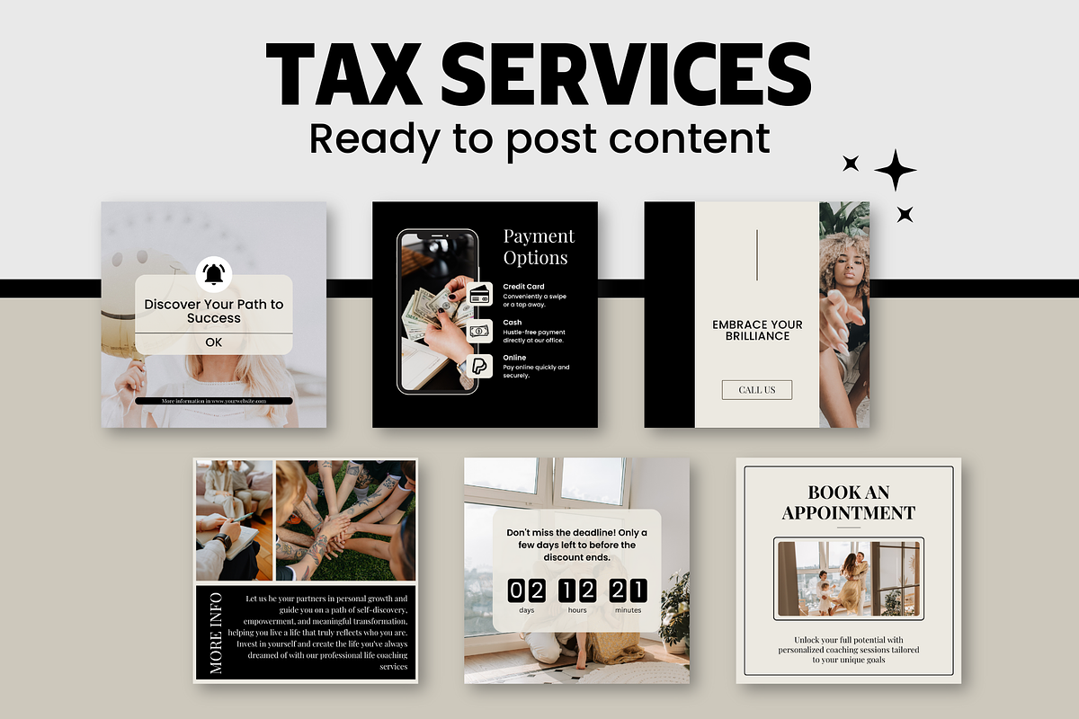 Life Coach Instagram Templates, a Social Media Template by EliteMatidi (Photo 3 of 9)