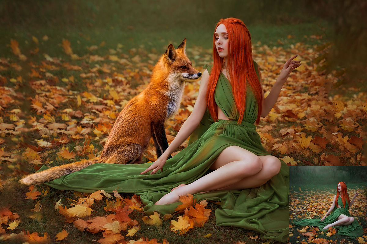 24 Fox Photo Overlays, an Action Add-On by PhotoEffects.Store (Photo 6 of 10)