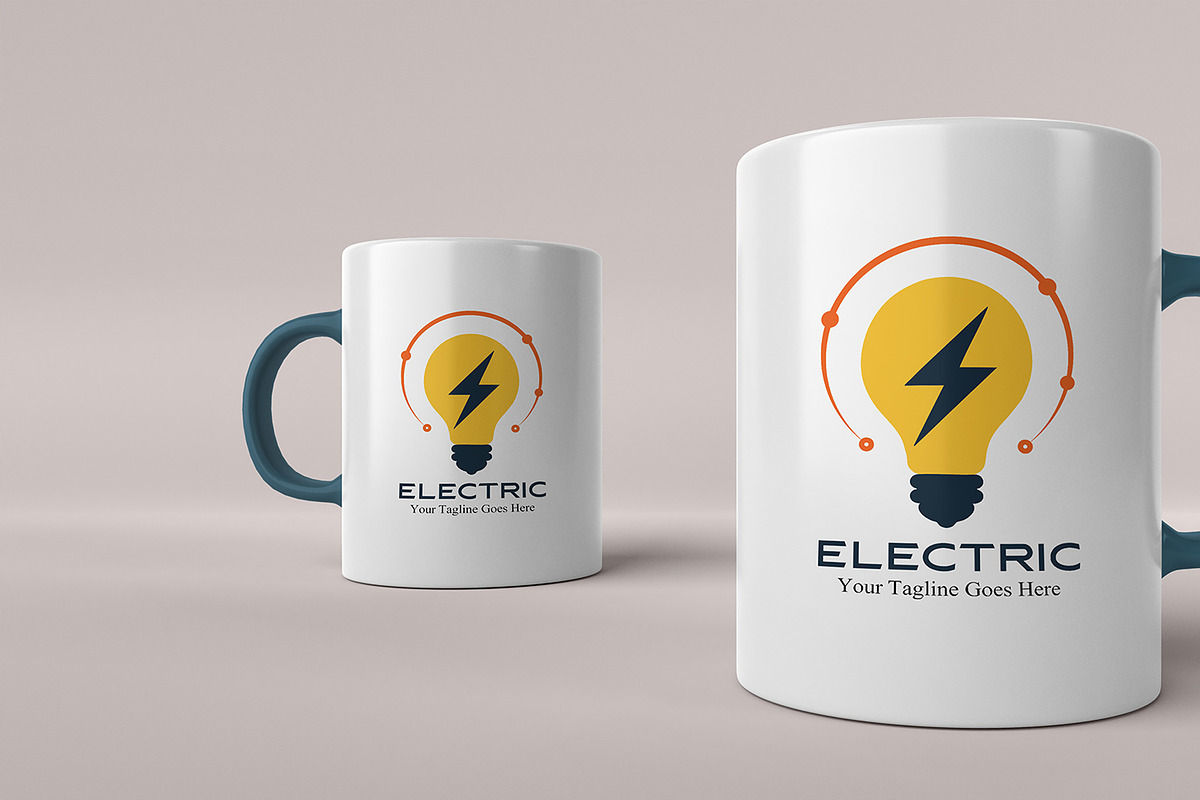 Lightbulb & Electric Logo Design, a Branding & Logo Template by YUDesignStore (Photo 8 of 8)