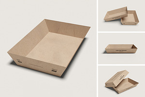 Food Tray Mockup, a Packaging Mockup by xavier_studio
