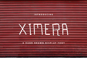 XIMERA DISPLAY FONT FOR HEADER