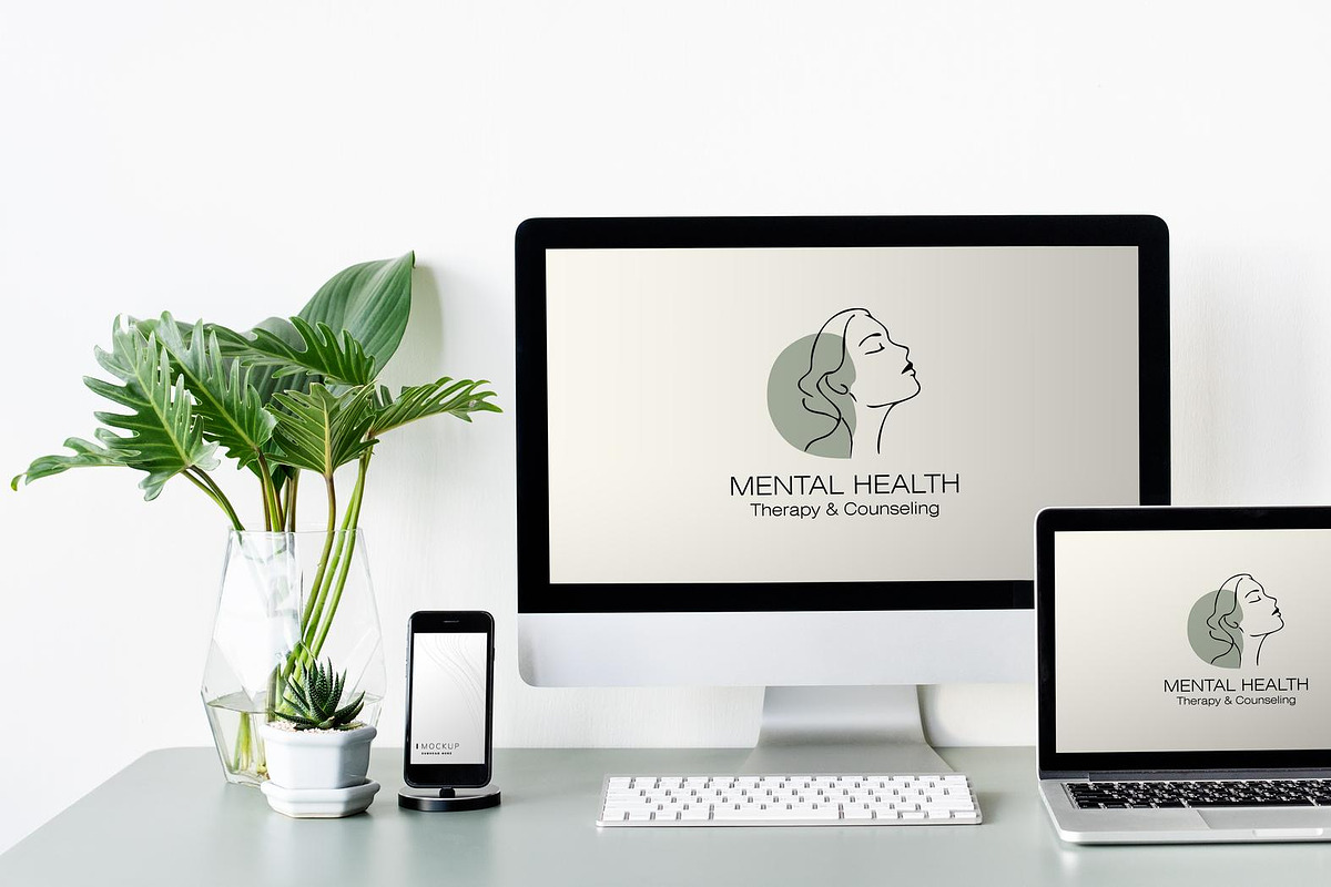 Mental Health Logo Design, a Branding & Logo Template by YUDesignStore (Photo 5 of 10)