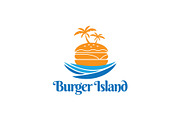 Burger Island Logo, a Branding & Logo Template by ashenterprise (Thumbnail 1 of 2)
