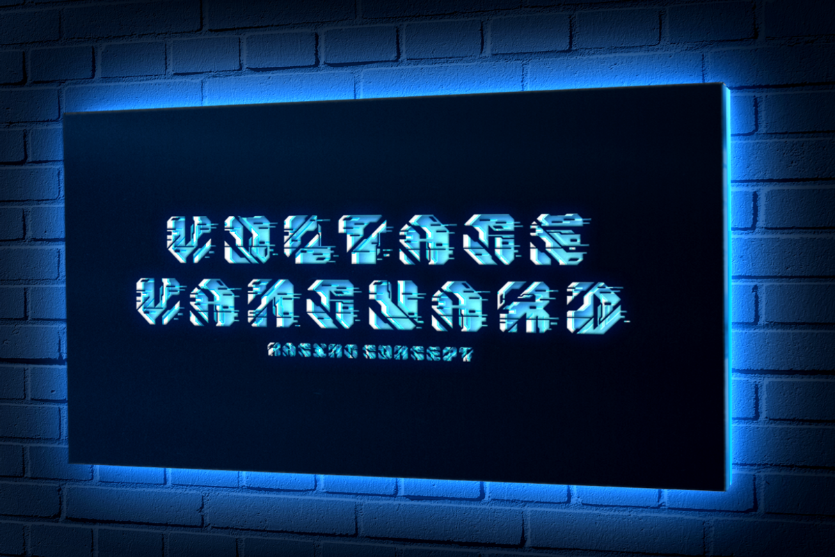 Space Sparkle - Cyber Punk Font, a Font by PutraCetol Studio (Photo 2 of 11)