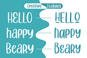 Cuttie Beary - Fun Handwritten Font, a Font by Good Java Studio (Thumbnail 6 of 10)