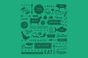 Food & Beverage Pattern, a Food Illustration by Steve Wolf Designs (Thumbnail 3 of 3)