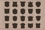 Retro/Vintage shapes - Shields 2, an Object Graphic by JumboDesign (Thumbnail 3 of 4)