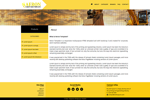 Aeron Multipurpose Business Template