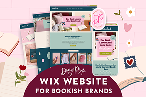 Bookish Wix Website Template