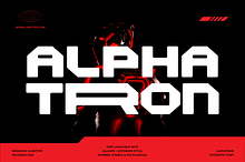 Alphatron - Futuristic Font