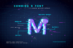 Mokoto Glitch Typeface